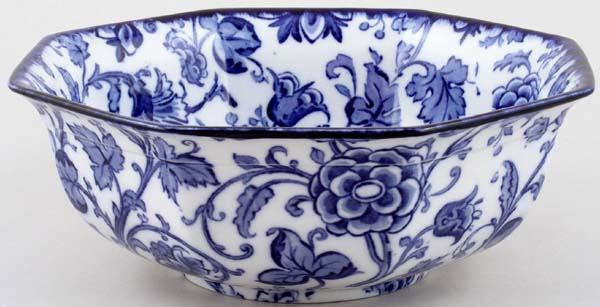 Bowl octagonal c1920s